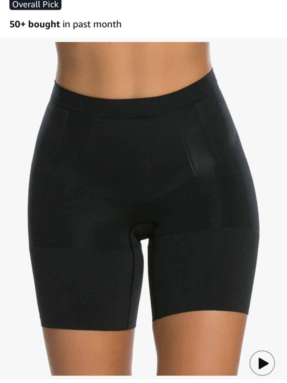 NWT Spanx OnCore Mid-Thigh shorts shapewear level 4 compression